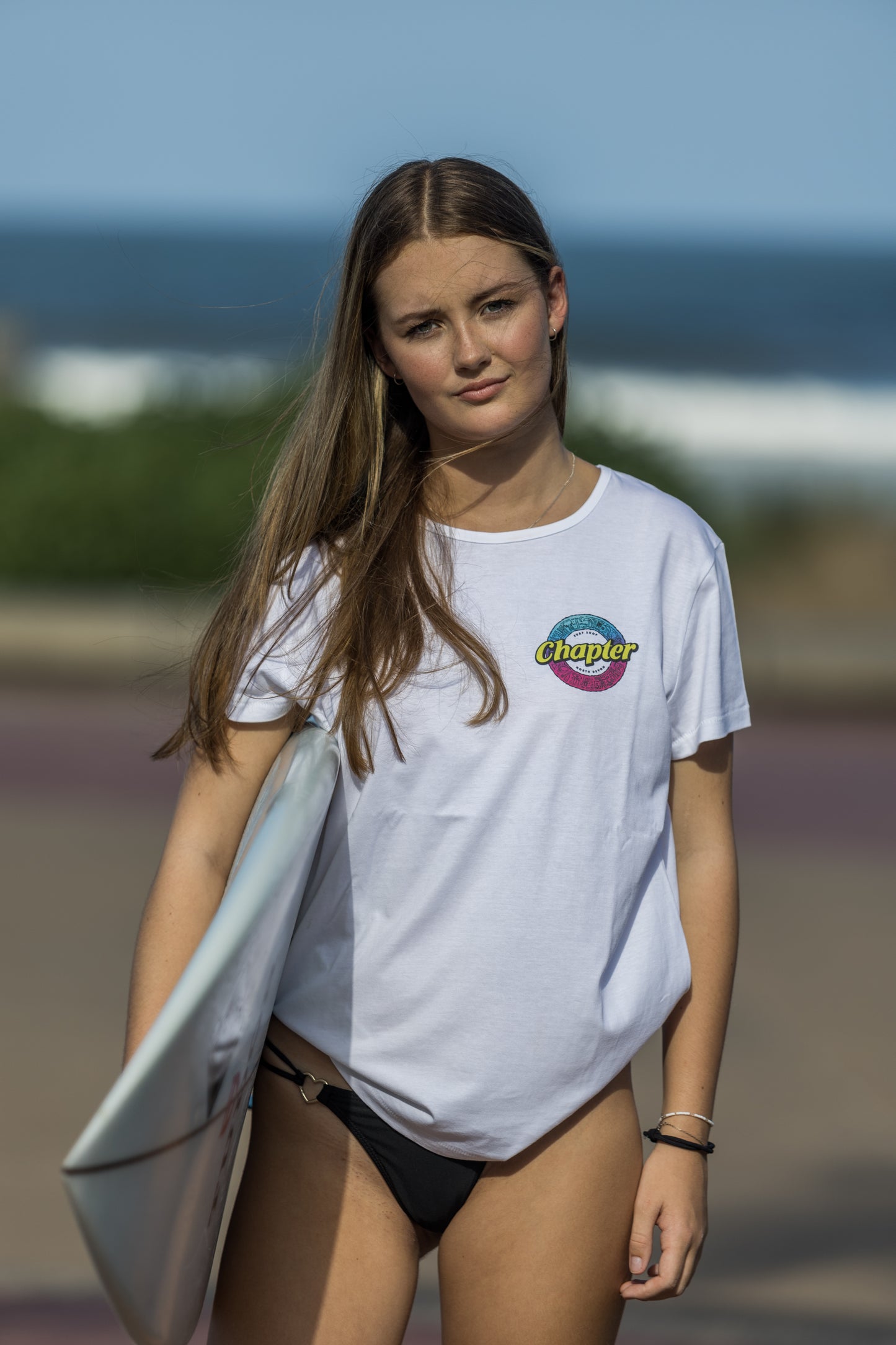 Chapter Shortboard Women's White Tee