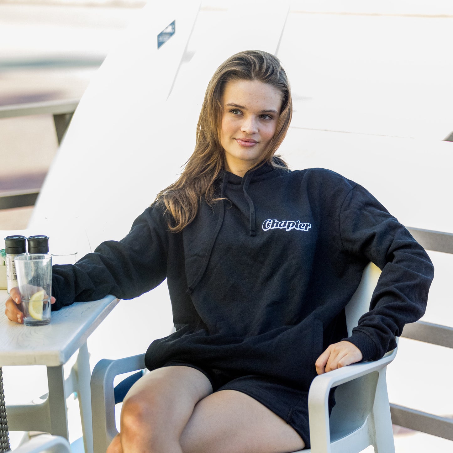 Chapter Surf Shop Logo Women's Hoodie