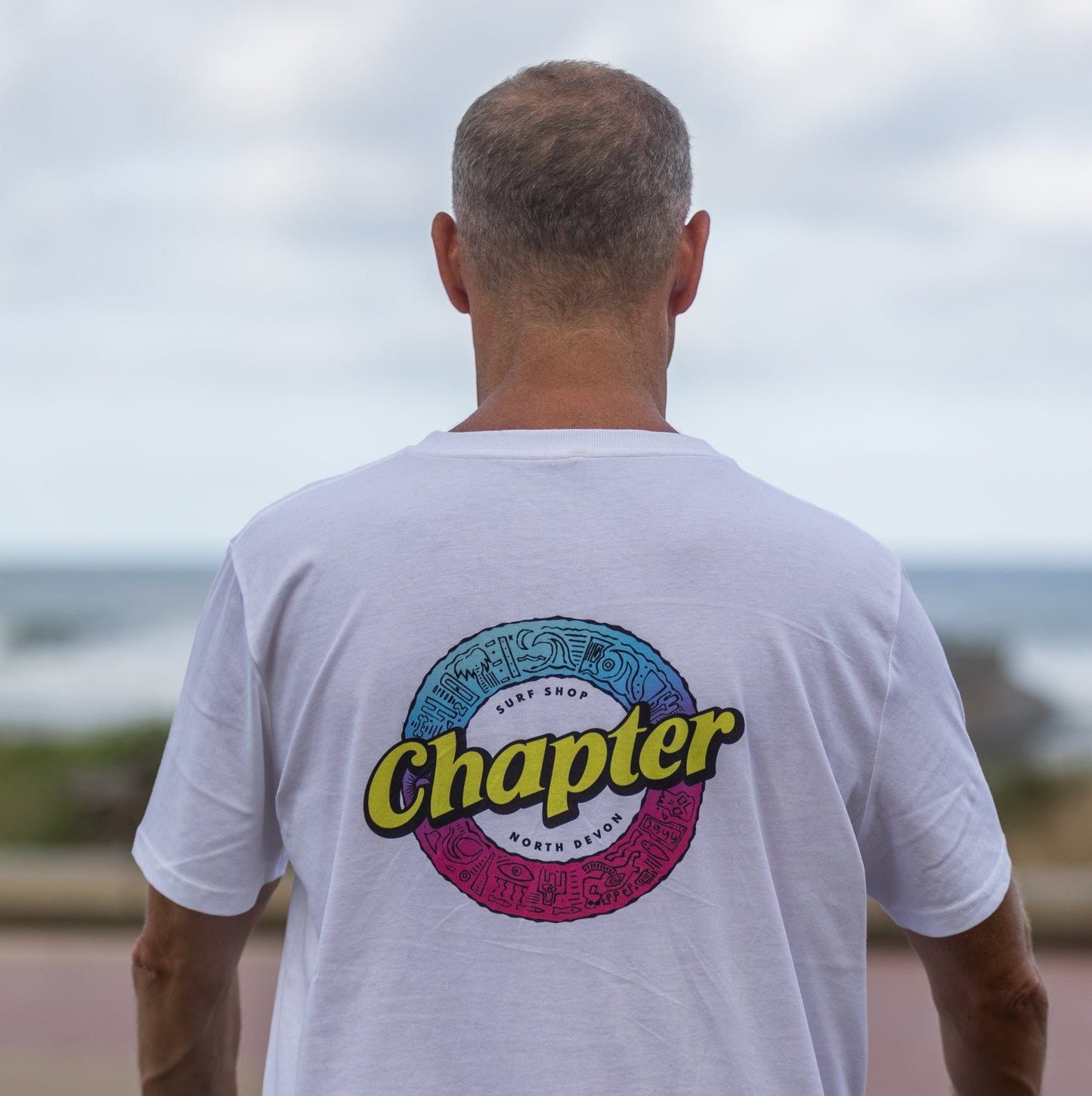 Chapter Shortboard White T-Shirt