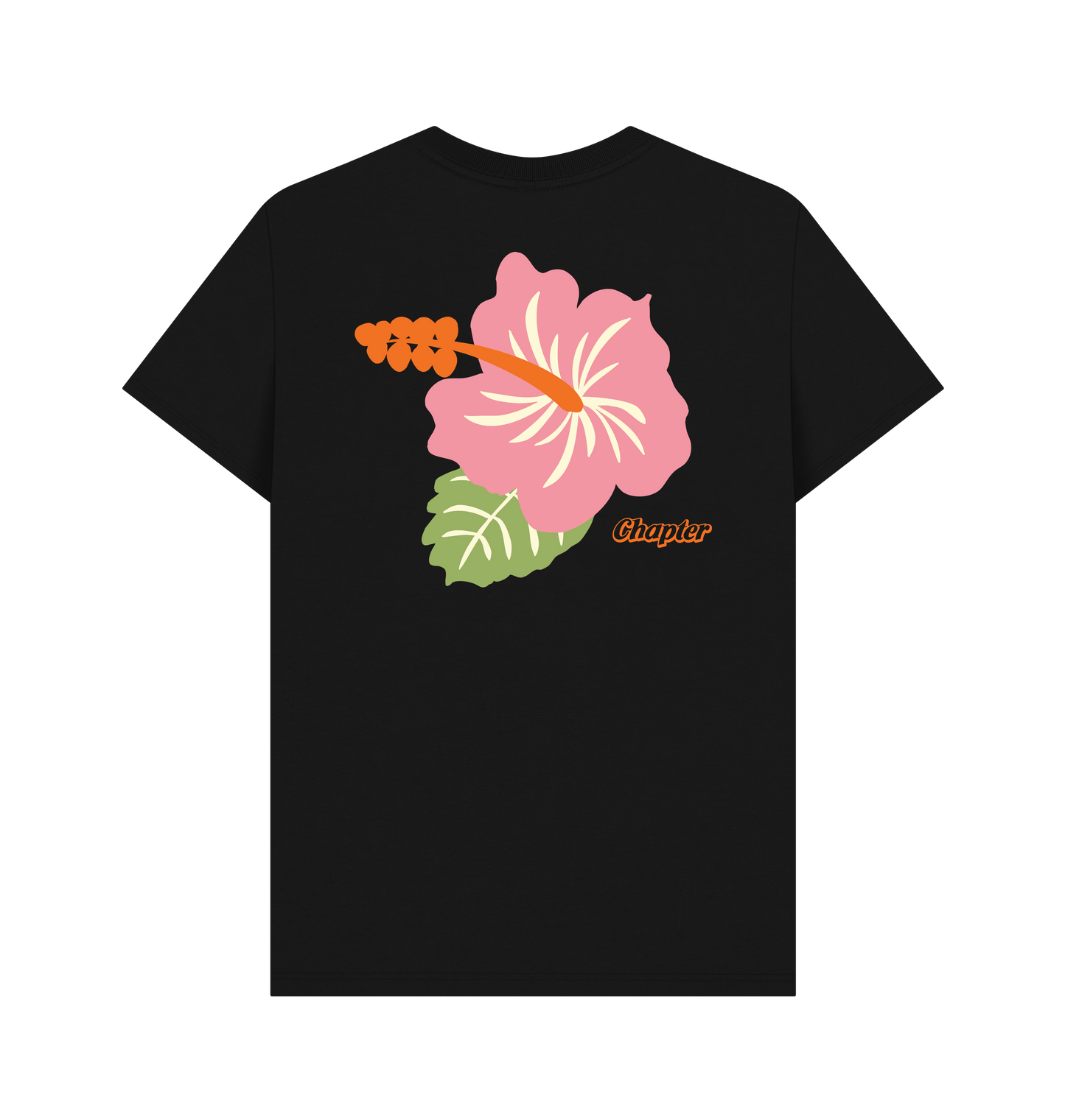 Black Printed T-shirt Back