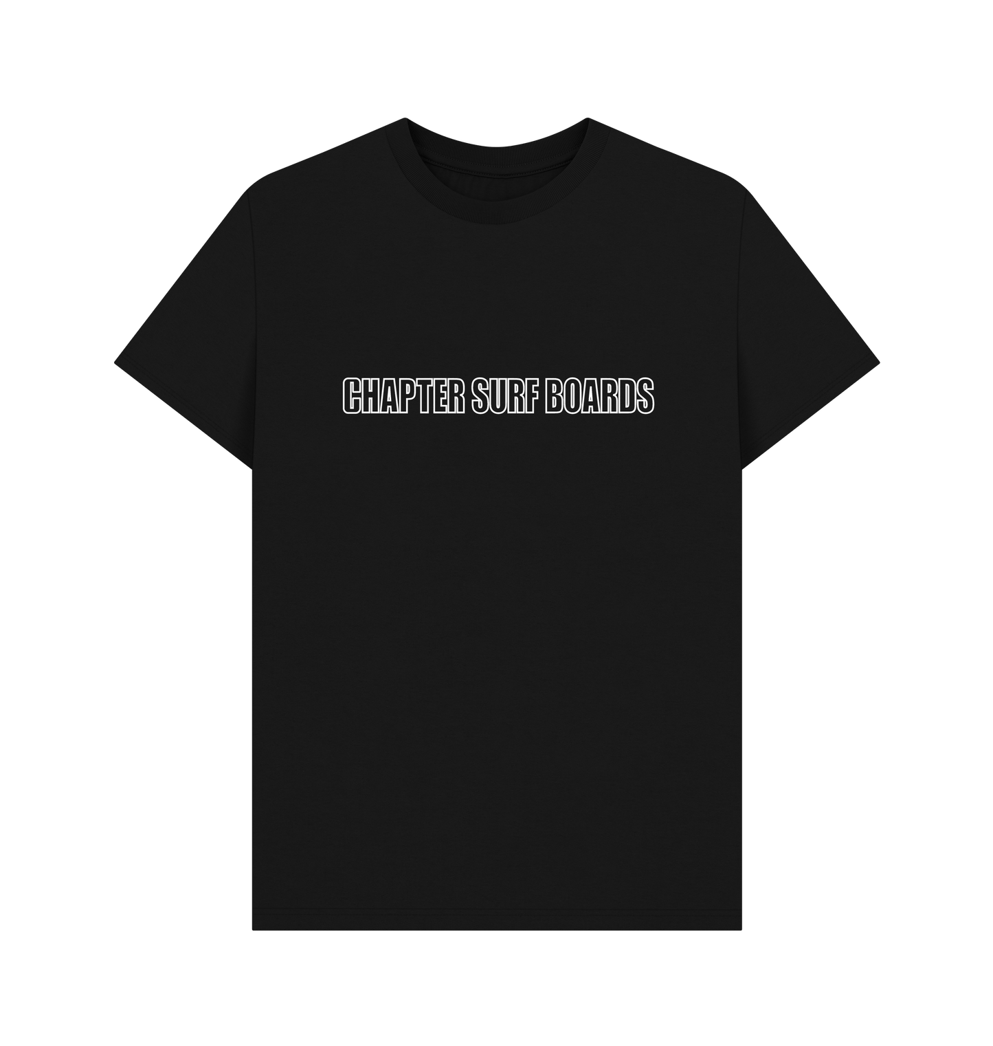 Black Printed T-shirt Front