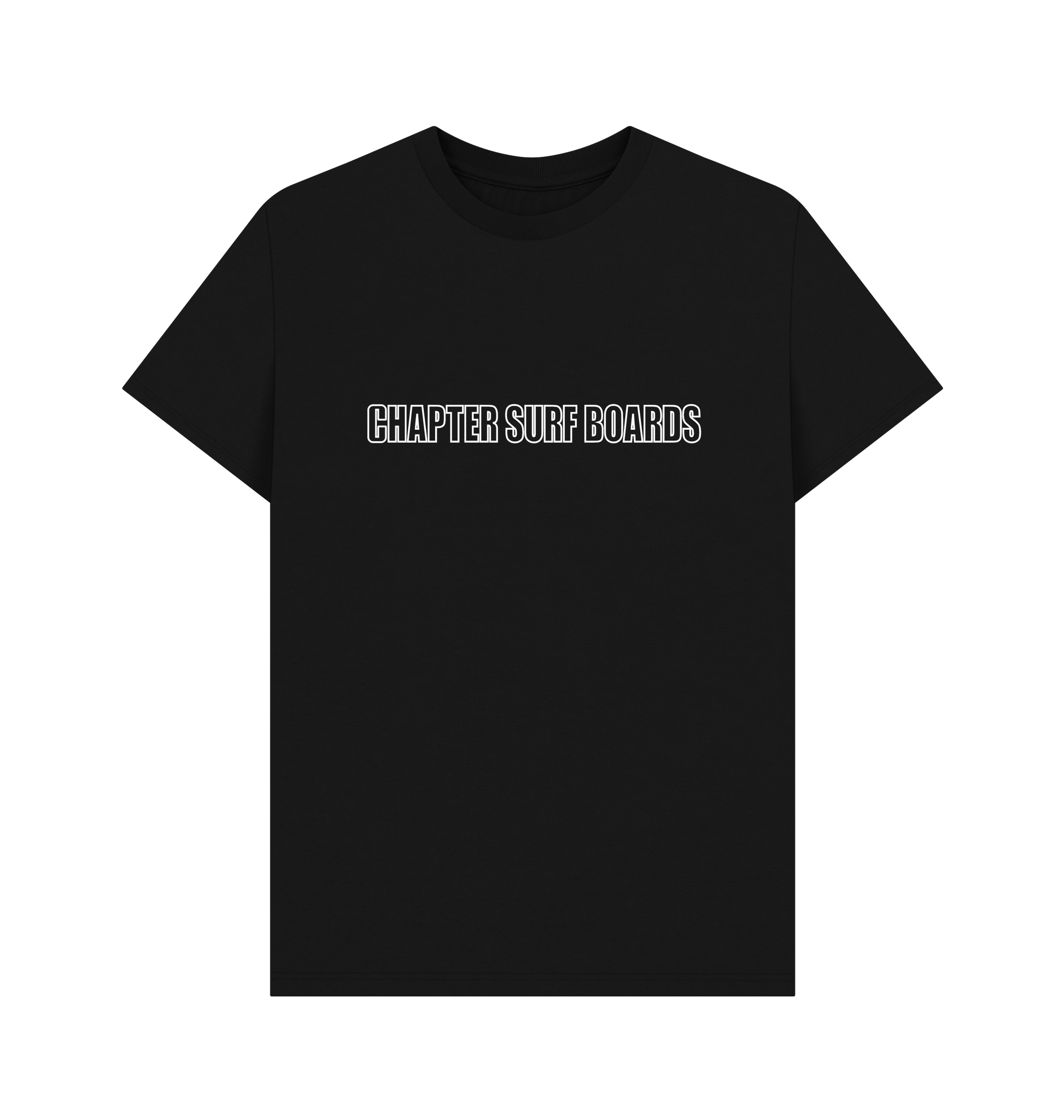 Black Printed T-shirt Front