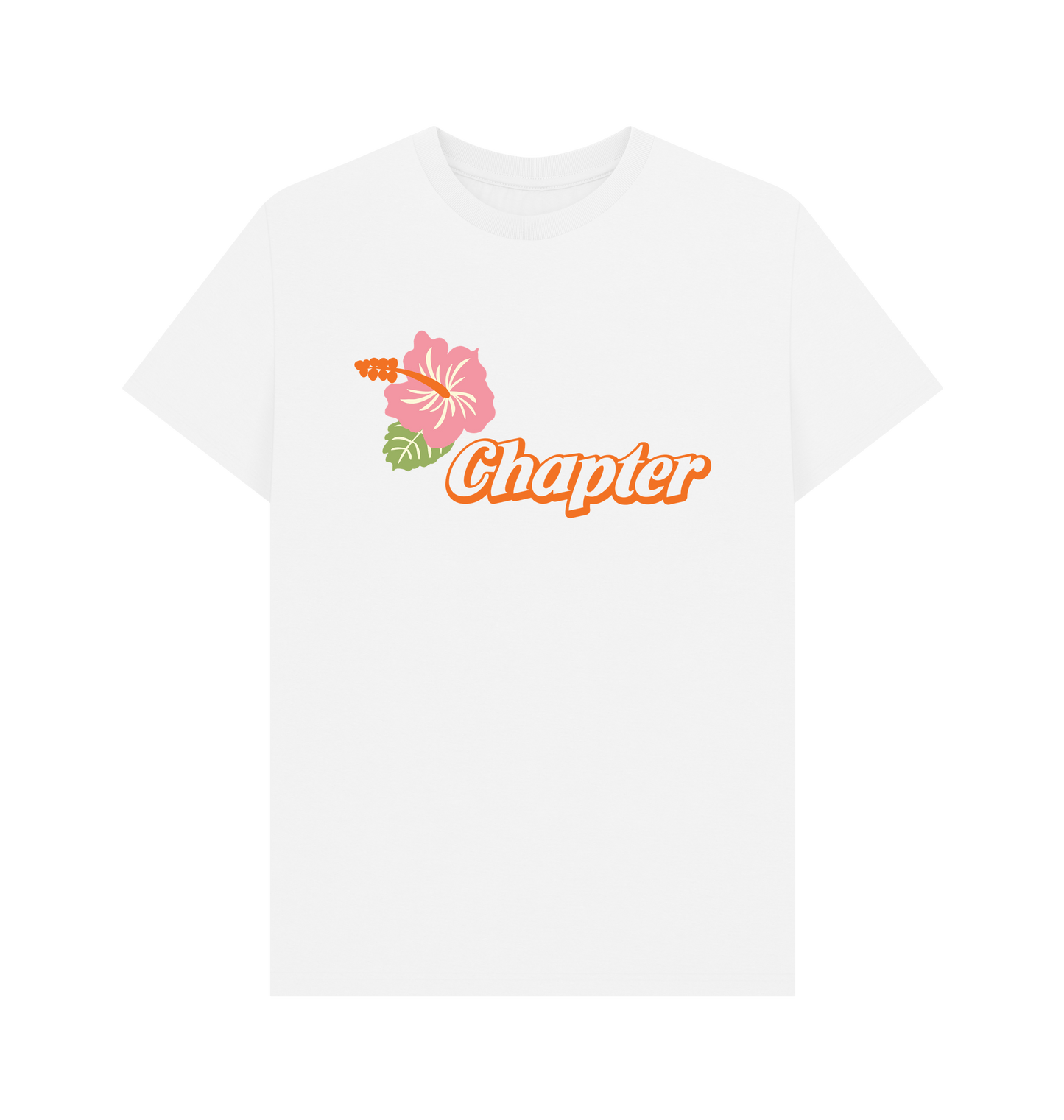 White Printed T-shirt Front
