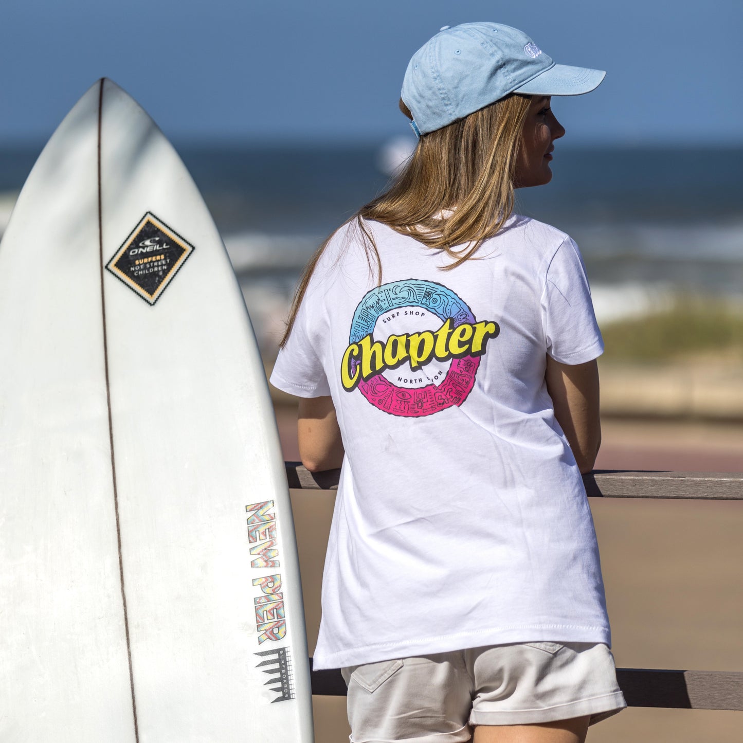 Chapter Shortboard Women's White Tee