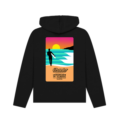 Black Recycled Hoody Back