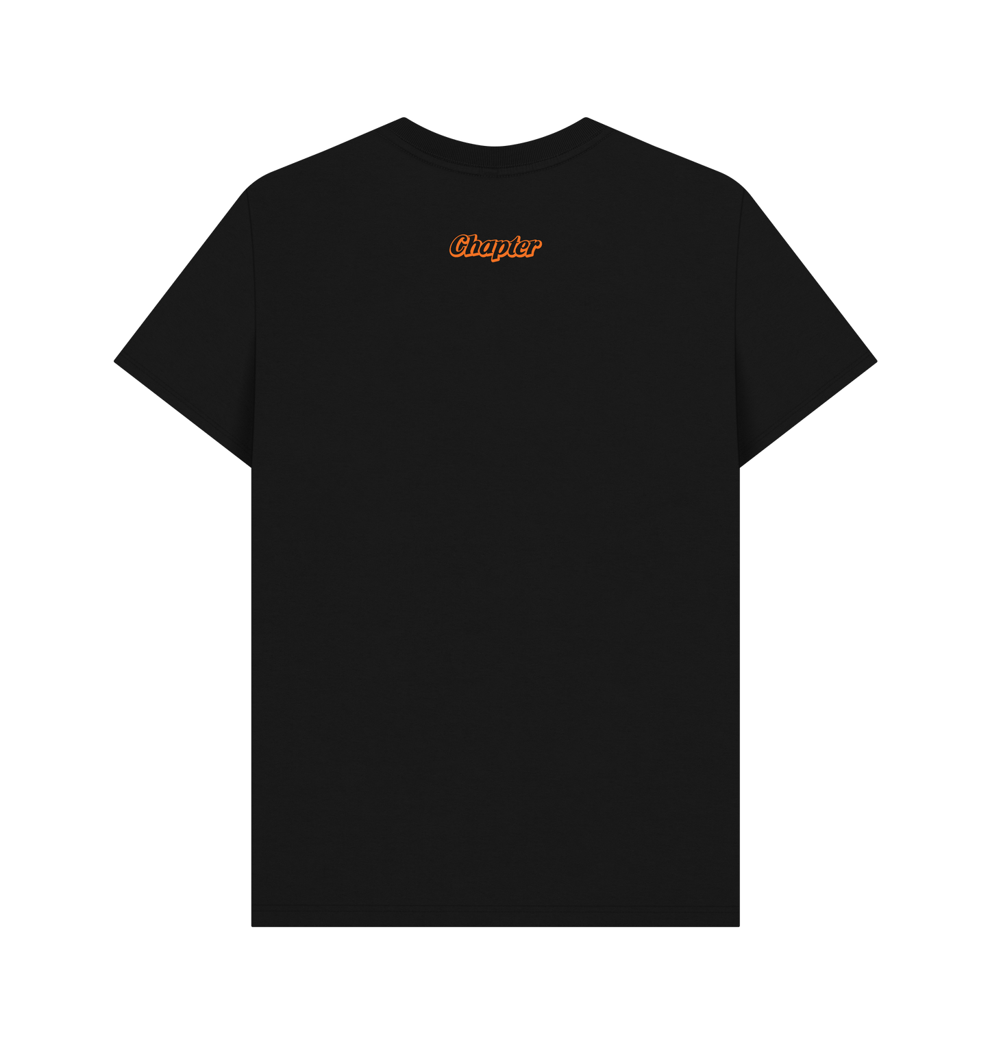 Black Printed T-shirt Back