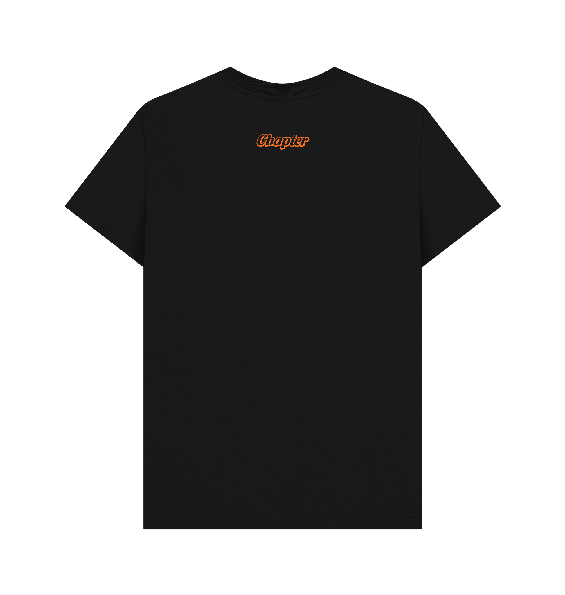 Black Printed T-shirt Back