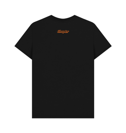 Black Printed T-shirt Back