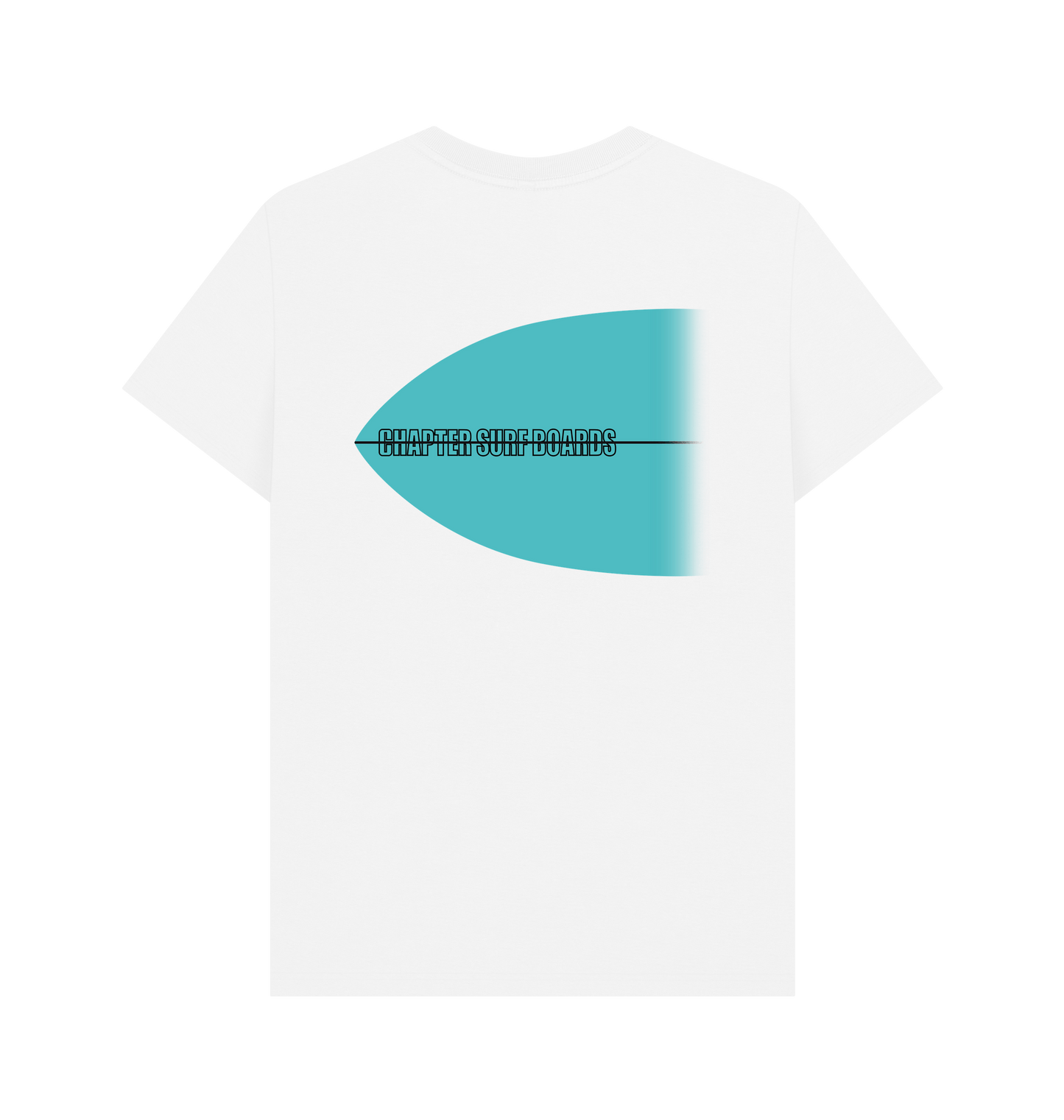 White Printed T-shirt Back