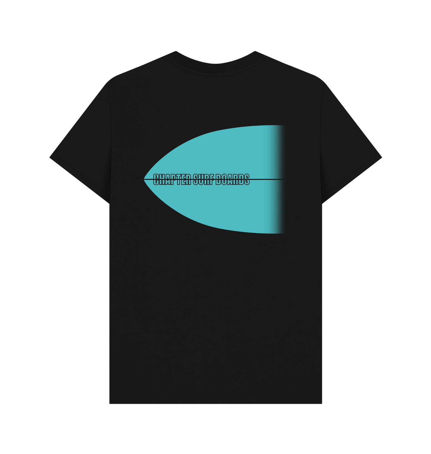 Black Printed T-shirt Back