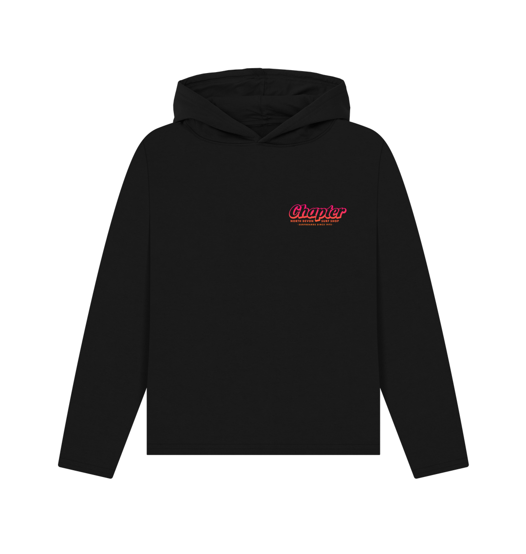 Black Recycled Hoody Front