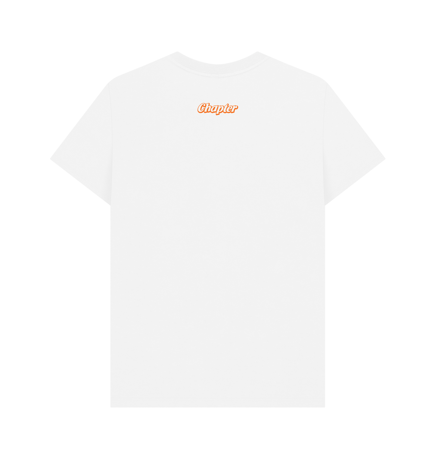 White Printed T-shirt Back