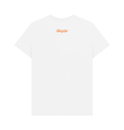 White Printed T-shirt Back